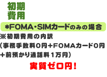 レンタル携帯が実質ゼロ円!